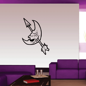 Moon with Arrow Decal With Paypal