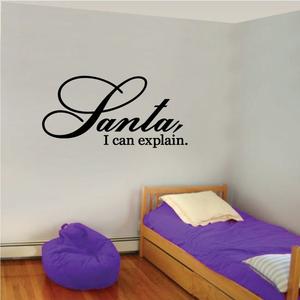 Santa I Can Explain Decal Outlet Hot Sale