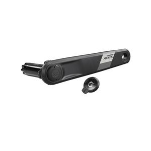 Apex AXS Wide Left Crank Arm Power Meter Spindle Assembly - 160mm 12-Speed DUB Spindle Interface BLK D1 Outlet View