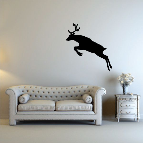 Reindeer Leaping Over Decal Cheap Get To Buy