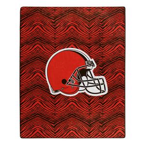Zubaz X Northwest NFL Cleveland Browns Zubified Raschel Throw Blanket Good Selling Cheap Online
