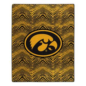 Zubaz X Northwest NCAA Iowa Hawkeyes Zubified Throw Blanket Affordable Cheap Pice