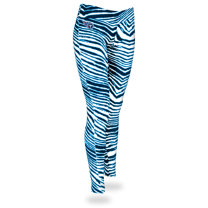Zubaz NFL Women's Tennessee Titans Zebra Print Legging Bottoms Cheap Sale Choice