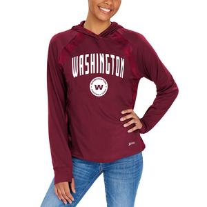 Zubaz NFL Women's Washington Football Team Elevated Hoodie W/ Viper Print Deals