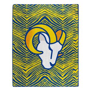 Zubaz X Northwest NFL Los Angeles Rams Zubified Raschel Throw Blanket Good Selling Cheap Online
