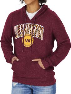 Zubaz NFL Women's Washington Football Team Marled Soft Hoodie Wiki For Sale