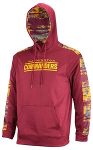 Zubaz Washington Commanders NFL Men's Performance Hoodie w/ Oxide Sleeves Outlet Sale Online