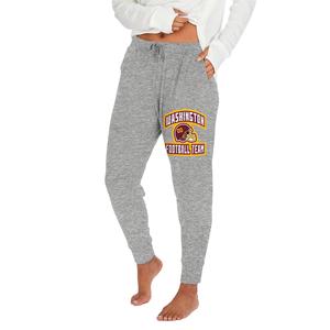 Zubaz NFL Women's Washington Football Team Marled Gray Soft Jogger Many Kinds Of Cheap Pice