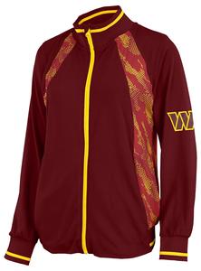 Zubaz NFL Women's Washington Commanders Elevated Full Zip Viper Accent Jacket Sale Genuine