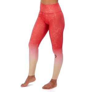 Zubaz NFL WOMENS SAN FRANCISCO 49ERS RED/BRONZE DISTRESSED GRADIENT LEGGING Small Pay With Visa Sale Online