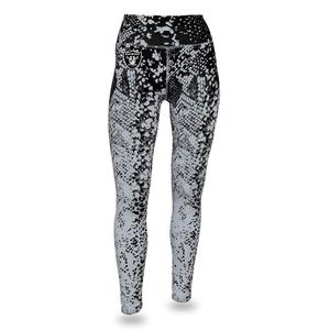 Zubaz NFL Women's Zubaz Oakland Raiders Logo Leggings Comfortable Cheap Pice