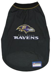 Zubaz X Pets First NFL Baltimore Ravens Tee Shirt For Dogs & Cats, Large Free Shipping Fake