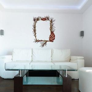 Pinecone Frame Printed Decal Discount How Much