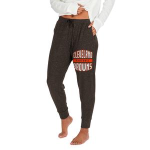 Zubaz Women's NFL Cleveland Browns Marled Lightweight Jogger Pant Cheap Sale Collections