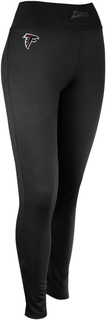 Zubaz Women's NFL ATLANTA FALCONS SOLID BLACK LEGGING Small Buy Cheap With Paypal