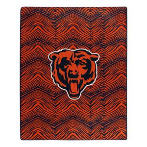 Zubaz X Northwest NFL Chicago Bears Zubified Raschel Throw Blanket Manchester Sale Online