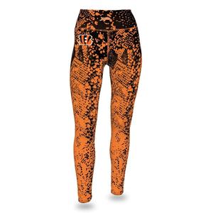 Zubaz NFL Women's Zubaz Cincinnati Bengals Logo Leggings In China Sale Online