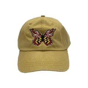 Maryland Flag Butterfly (Yellow) / Baseball Hat Cheap Sale With Mastercard
