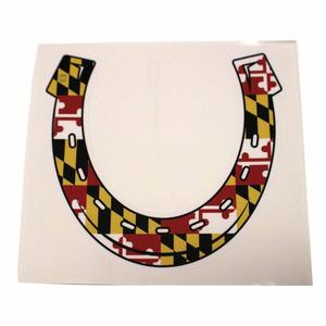 Maryland Flag Horse Shoe / Sticker Sale Fast Delivery