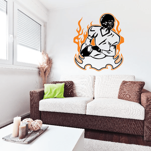 Football Wall Decal - Vinyl Sticker - Car Sticker - Die Cut Sticker - SMcolor003 Cheap Sale Pictures