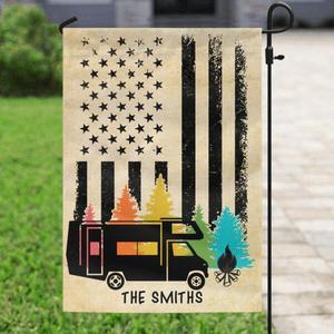 Custom Personalized Camping Flag Sign - Best Gift For Family - Personalized Garden Flag Cheap Sale With Mastercard