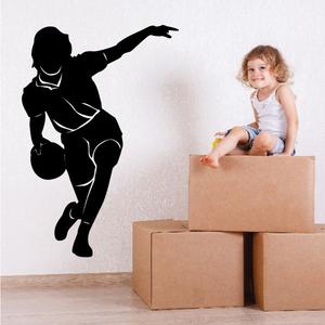 Woman Bowling Player Decal Low Cost