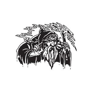 Wizard using Hiding Spell Decal Manchester Great Sale Cheap Pice