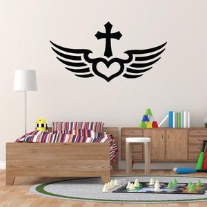 Winged Sacred Heart Decal With Paypal For Sale