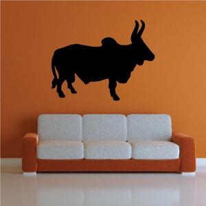 Cattle Cow Brahman Side Silhouette Decal Pay With Paypal For Sale