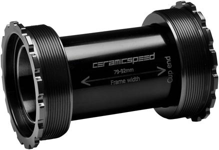 T47/86 Bottom Bracket - 30mm Coated Races Black 2025 Newest