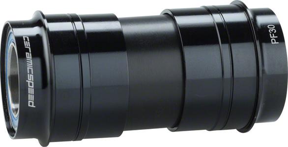 PF30 Bottom Bracket - 68mm 24mm Spindle Black 2025 New For Sale