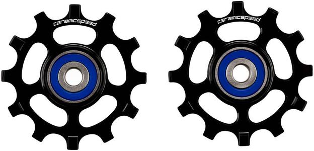 Pulley Wheels Shimano 11-Speed - 12 Tooth Narrow Wide Coated Races Alloy BLK Amazing Pice