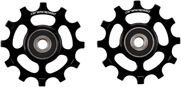Pulley Wheels SRAM AXS Road 12-Speed - 12 Tooth Coated Races Alloy BLK Outlet Looking For