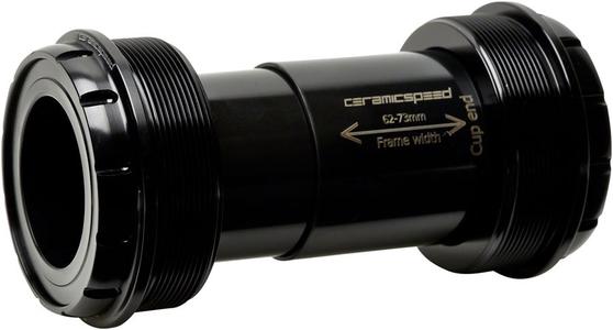 T47/73 Bottom Bracket - Shimano MTB Coated Races Black Free Shipping Best Place
