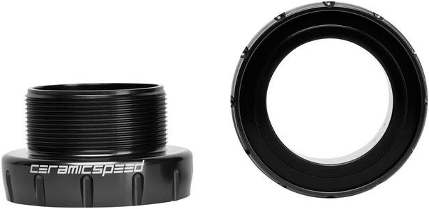 BSA Road Bottom Bracket - DUB Road Spindle Coated Races Black Clearance 100% Original