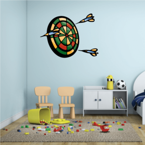 Darts Wall Decal - Vinyl Sticker - Car Sticker - Die Cut Sticker - CDScolor0060 Cheap Sale With Paypal