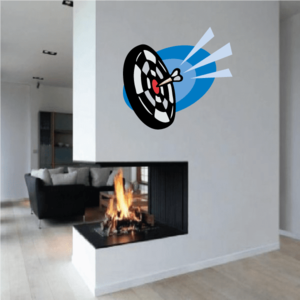 Darts Wall Decal - Vinyl Sticker - Car Sticker - Die Cut Sticker - CDScolor0075 Outlet For You