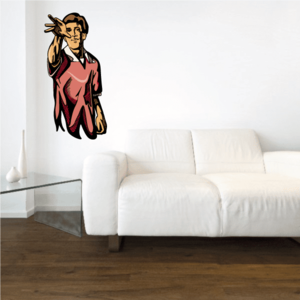 Darts Wall Decal - Vinyl Sticker - Car Sticker - Die Cut Sticker - CDScolor0051 Outlet With Credit Card