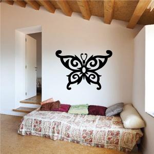 Butterfly Tribal Wall Decal - Vinyl Decal - Car Decal - MC02 Free Shipping With Mastercard