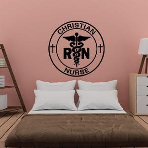 Christian Nurse Decal Sale Popular