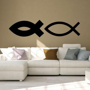Christianity Ichthys fish Decal Free Shipping Classic