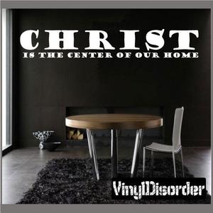 Christ is the center of our home Wall Decal Buy Cheap Best Pices