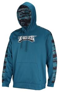 Zubaz NFL Men's Philadelphia Eagles Performance Hoodie w/ Oxide Sleeves Shipping Discount Sale