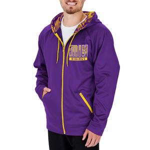 Zubaz NFL Men's Minnesota Vikings Full Zip Hoodie With Team Color Camo Lines Comfortable Online