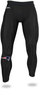 Zubaz NFL Men's New England Patriots Active Performance Compression Black Leggings In China Online
