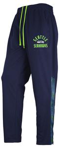 Zubaz NFL Men's Seattle Seahawks Viper Accent Elevated Jacquard Track Pants Discount Original