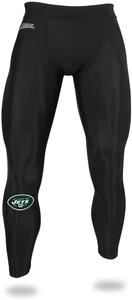 Zubaz NFL Men's New York Jets Active Performance Compression Black Leggings Perfect Cheap Online