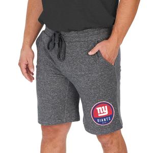 Zubaz NFL Men's NEW YORK GIANTS DARK HEATHER GRAY MARLED FRENCH TERRY SWEAT SHORT LG Very Cheap Pice