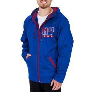 Zubaz NFL Men's New York Giants Full Zip Hoodie With Team Color Camo Lines Buy Cheap Explore