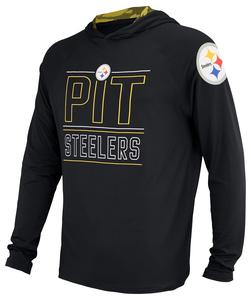 Zubaz NFL Men's Pittsburgh Steelers Team Color Active Hoodie With Camo Accents Sale Visit